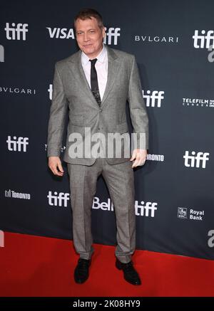 Holt McCallanay arriva alla prima 'Butcher's Crossing' durante il 2022 Toronto International Film Festival tenutosi presso la Roy Thomson Hall il 9 settembre 2022 a Toronto, Canada © JPA / AFF-USA.COM Foto Stock