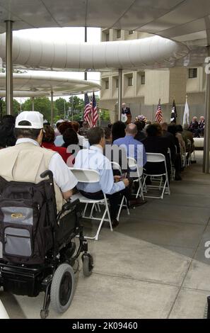 Cerimonia del Memorial Day all'HUD - cerimonia del Memorial Day alla sede centrale dell'HUD. Cerimonia del Memorial Day (giorno della memoria) all'HUD Subject (soggetto), cerimonia del Memorial Day (giorno della memoria) alla sede centrale dell'HUD. Foto Stock