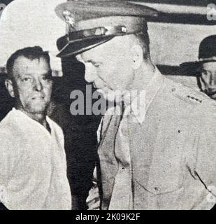 George Catlett Marshall Jr. GCB (31 dicembre 1880 – 16 ottobre 1959) è stato un . È cresciuto attraverso l'esercito degli Stati Uniti per diventare capo di stato maggiore sotto i presidenti Franklin D. Roosevelt e Harry S. Truman, poi è stato Segretario di Stato e Segretario della Difesa sotto Truman. Foto Stock