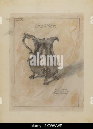 Silver Creamer, 1936/1942. Foto Stock