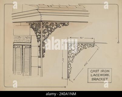 Ferro da stiro sul balcone, c.. 1936. Foto Stock