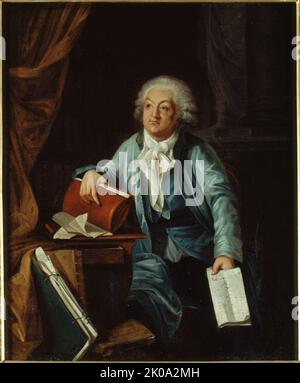 Portrait de Mirabeau (1749-1791) dans son cabinet de travail, 1791. Foto Stock