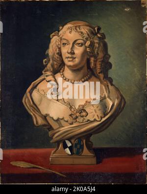 Ritratto di Madame de Sevigne (1626-1696), dopo un busto di Chatrousse, tra il 1801 e il 1900. Foto Stock