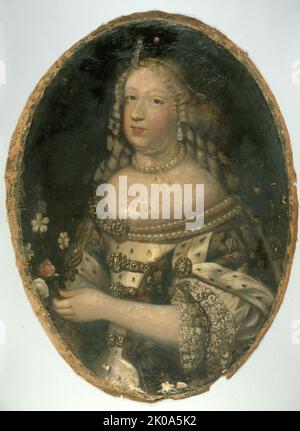 Ritratto di Marie-th&#xe9;r&#xe8;se d'Austria (1638-1683), Regina di Francia, c1670. Foto Stock