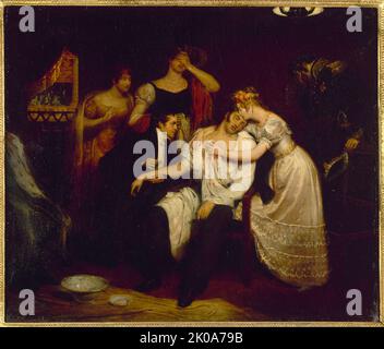 Morte del Duca di Berry, 13 febbraio 1820, alla reale Accademia di Musica, 1829. Foto Stock