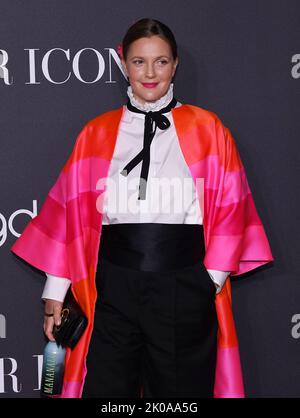 Drew Barrymore partecipa a 2022 Harper's Bazaar ICONS & Bloomingdale's 150th Anniversary il 09 settembre 2022 a New York City. Foto: Jeremy Smith/imageSPACE Foto Stock