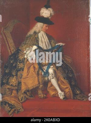 Ritratto di Paul-Hippolyte de Beauviller, Duca di Saint-Aignan (1684-1776)., tra il 1737 e il 1749. Foto Stock