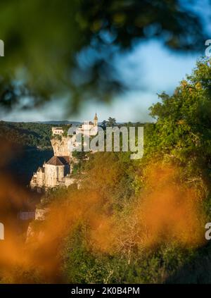 Rocamadour, regione Midi-Pyrenees, lotto Reparto, Francia, Europa Foto Stock