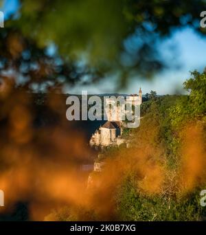 Rocamadour, regione Midi-Pyrenees, lotto Reparto, Francia, Europa Foto Stock