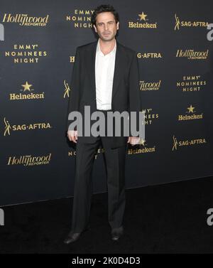 Los Angeles, Stati Uniti. 10th Set, 2022. Luke Kirby arriva all'Hollywood Reporter e alla SERATA EMMY NOMINEES di SAG-AFTRA che si tiene all'attico al 8899 Beverly di West Hollywood, CA, sabato 10 settembre 2022. (Foto di Sthanlee B. Mirador/Sipa USA) Credit: Sipa USA/Alamy Live News Foto Stock