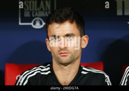 Luca de la Torre (Celta), 10 SETTEMBRE 2022 - Calcio : incontro spagnolo 'la Liga Santander' tra Club Atletico de Madrid 4-1 RC Celta de Vigo all'Estadio Civitas Metropolitano di Madrid, Spagna. (Foto di Mutsu Kawamori/AFLO) Foto Stock