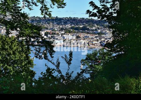 Giardino Botanico di Homiyard Shaldon. Foto Stock