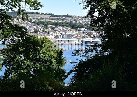 Giardino Botanico di Homiyard Shaldon. Foto Stock