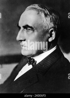 Warren Gamaliel Harding (2 novembre 1865 29th – 2 1921 agosto 1923 1923) è stato un . Un membro del Partito Repubblicano. Foto Stock