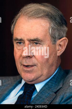 Cyrus Roberts Vance Sr. (27 marzo 1917 – 12 gennaio 2002) è stato un avvocato statunitense e segretario di Stato statunitense sotto il presidente Jimmy carter dal 1977 al 1980. Foto Stock