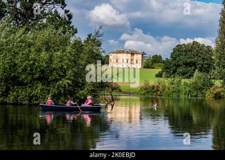 Nautica sul lago Danson Park, Bexleyheath. Foto Stock