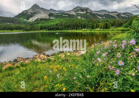 Lost Lake nella Gunnison National Forest Foto Stock