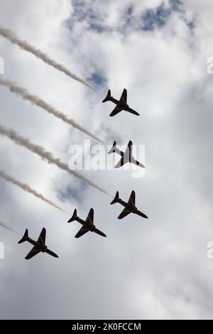 frecce rosse mostra squadra, scarborough militare giorno 2022 Foto Stock