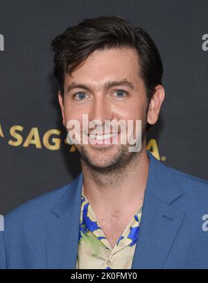 West Hollywood, Stati Uniti. 10th Set, 2022. Nicholas Braun arriva all'Hollywood Reporter e all'ospite SAG-AFTRA 'Emmy Nominees Night' sponsorizzato da Heineken, tenuto presso l'attico di West Hollywood, CA il 10 agosto 2022. © OConnor/AFF-USA.com Credit: AFF/Alamy Live News Foto Stock