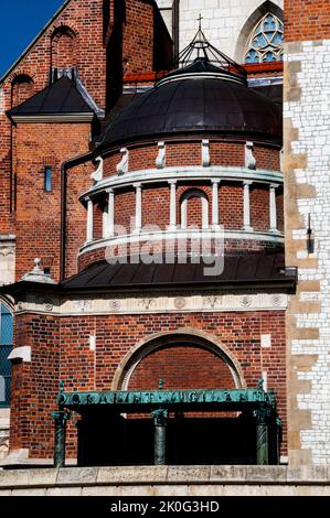 Complesso del Castello di Wawel a Cracovia, Polonia. Foto Stock