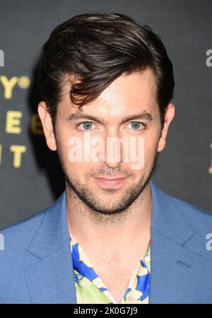 LOS ANGELES, CA - 10 SETTEMBRE: Nicholas Braun partecipa all'Hollywood Reporter SAG-AFTRA Emmy Party in una residenza privata in condominio il 10 settembre 2022 Foto Stock