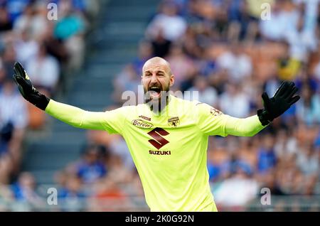 Foto Spada/LaPresse 10 settembre 2022 - Milano , Italia - sport, calcio - Inter vs Torino - Campionato italiano di calcio Serie A TIM 2022/2023 - Stadio San Siro. Nella foto: Vanja Milinkovic-Savic (Torino FC); 10 settembre 2022 Milano , Italia - sport, calcio - Inter vs Torino - Serie A Football Championship 2022/2023 - Stadio San Siro . Nella foto: Vanja Milinkovic-Savic (Torino FC); Foto Stock