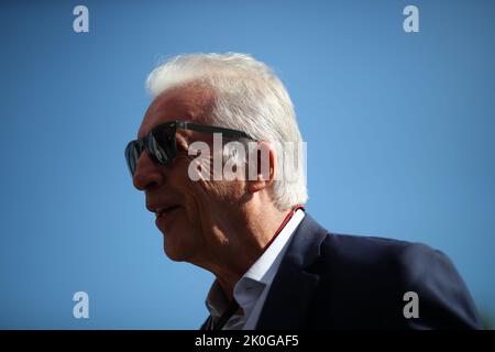 Monza, Italia. 27th Jan, 2022. Piero Ferrari figlio del fondatore della Scuderia Ferrari Enzo Ferrari durante il GP d'Italia, 8-11 settembre 2022 sul tracciato di Monza, campionato mondiale di Formula 1 2022. Credit: Independent Photo Agency/Alamy Live News Foto Stock