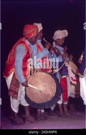 Danza popolare, Goa Foto Stock