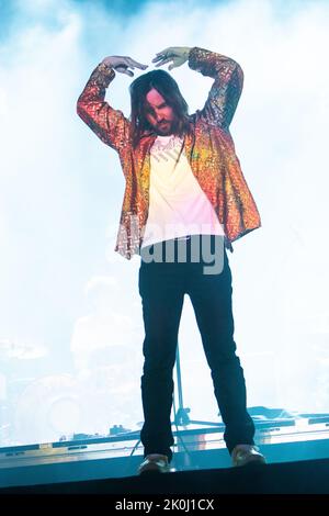 Millan Italia. 07 settembre 2022. La band australiana TAME IMPALA suona dal vivo sul palco all'Ippodromo SNAI San Siro durante il 'Milano Summer Festival'. Foto Stock