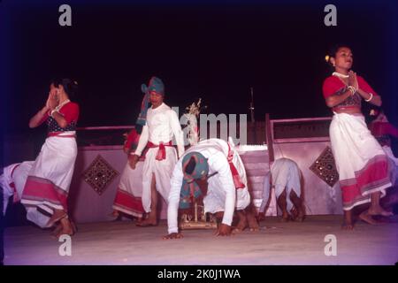 Danza popolare, Tripura Foto Stock