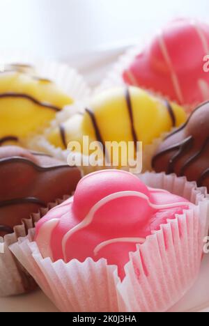 In prossimità di una selezione di francese pasticcini Foto Stock