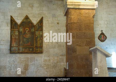 Cattedrale di Santa Maria di Tratalias,, Sulcis Iglesiente, Carbonia Iglesias, Sardegna, Italia Foto Stock