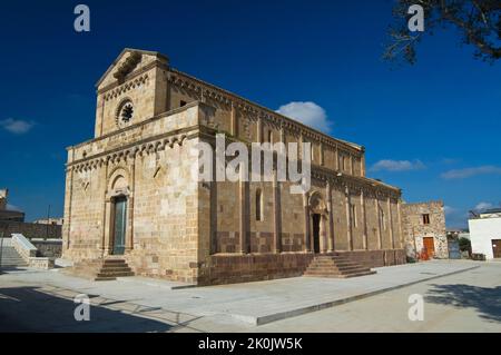 Cattedrale di Santa Maria di Tratalias,, Sulcis Iglesiente, Carbonia Iglesias, Sardegna, Italia Foto Stock