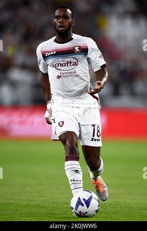 Torino, Italia. 11 settembre 2022. Durante la Serie Una partita di calcio tra Juventus FC e US Salernitana. Credit: Nicolò campo/Alamy Live News Foto Stock