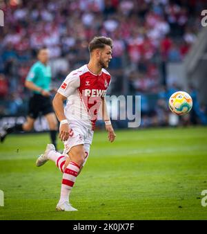 Jan Thielmann (Köln) 1. FC Köln - Union Berlin 11.09.2022, Fussball; Saison 2022/23 Foto: Moritz Müller Copyright (nur für journalistische Zwecke) b Foto Stock