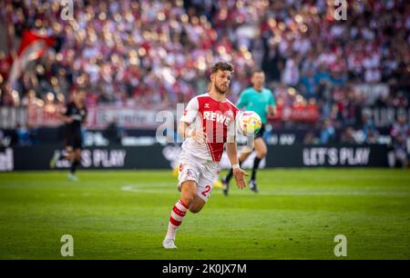 Jan Thielmann (Köln) 1. FC Köln - Union Berlin 11.09.2022, Fussball; Saison 2022/23 Foto: Moritz Müller Copyright (nur für journalistische Zwecke) b Foto Stock