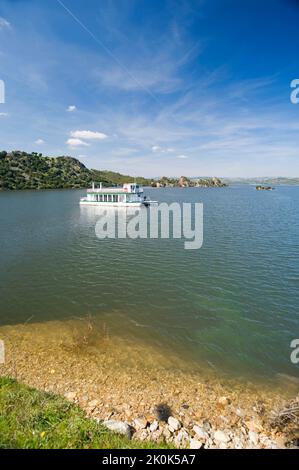 Lago Mulargia, Provincia di Cagliari, Sardegna, Italia, Europa Foto Stock