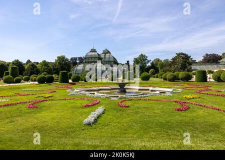 Il Giardino delle piante in una giornata di sole a Parigi, Francia Foto Stock