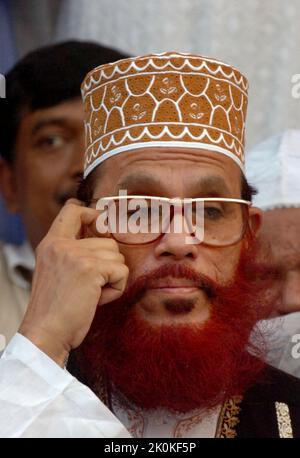 Dhaka, Bangladesh - 09 dicembre 2006: Delwar Hossain Sayeedi è un . Foto Stock