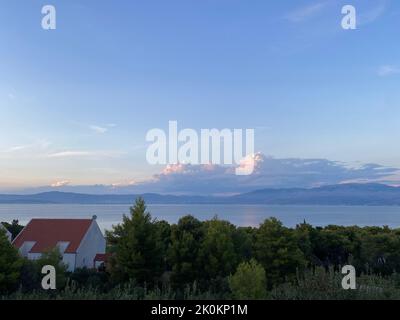 Meraviglia naturale della natura e del paesaggio croati Foto Stock