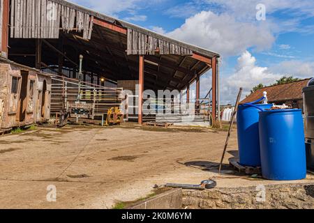 Dorset Farm scena a ovest di Shaftesbury in Dorset Foto Stock