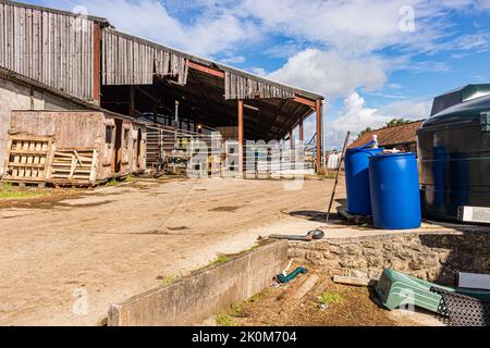 Dorset Farm scena a ovest di Shaftesbury in Dorset Foto Stock