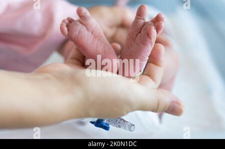 La foto è stata scattata dal neonato per ostetricia e ginecologia Foto Stock