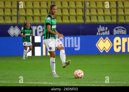 Parma, Italia. 12th Set, 2022. Gram Caroline(Sassuolo) durante Parma Calcio vs US Sassuolo, calcio italiano Serie A Women match a Parma, Italia, Settembre 12 2022 Credit: Independent Photo Agency/Alamy Live News Foto Stock