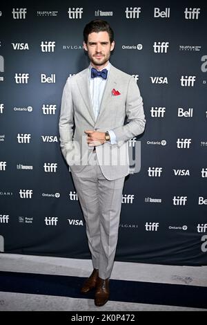 Toronto, Canada, 12 settembre 2022. David Corenswet partecipa alla proiezione del film Pearl durante il 47th Toronto International Film Festival (TIFF) a Toronto, Canada, il 12 settembre 2022. Foto di Julien Reynaud/APS-Medias/ABACAPRESS.COM Foto Stock