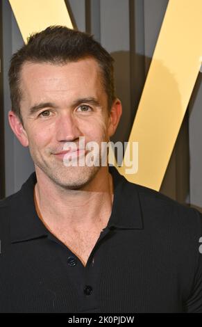 Los Angeles, Stati Uniti. 12th Set, 2022. LOS ANGELES, STATI UNITI. 12 settembre 2022: Rob McElhenney all'AppleTV Primetime Emmy Party di Hollywood. Picture Credit: Paul Smith/Alamy Live News Foto Stock