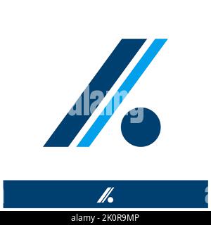 Modello di disegno del logo della lettera di AP Vector Premium monogramma lettera iniziali logo. Disegno vettoriale icona simbolo universale. Foto Stock