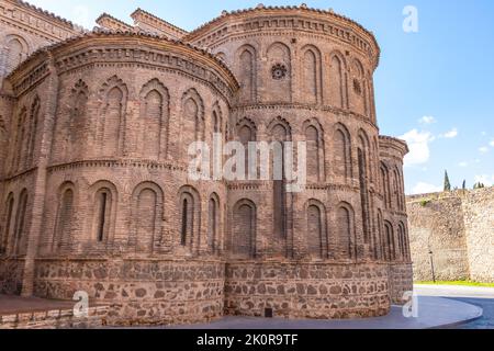 Chiesa di Santiago del Arrabal. Questo è il capolavoro dello stile Mudejar di Toledan Foto Stock