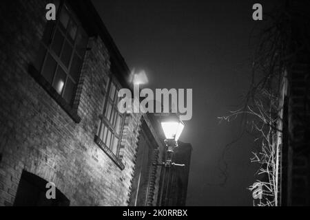 Street Lights Londra vittoriana Foto Stock