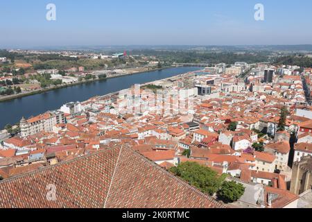 Coimbra tetti, Portogallo Foto Stock
